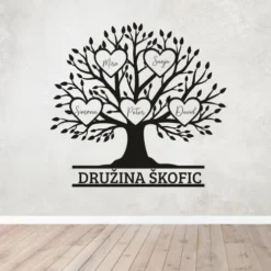 Stenska nalepka - Družinsko drevo