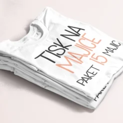 TISK NA MAJICE - Komplet 15 majic
