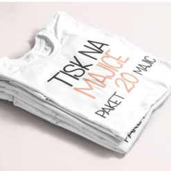 TISK NA MAJICE - Komplet 20 majic