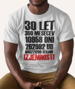 Majica-za-rojstni-dan-30-let-izjemnosti