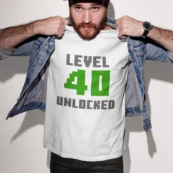 Majica za rojstni dan - level unlocked