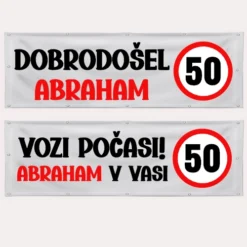 Transparent za abrahama - Dobrodošel abraham1