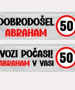 Transparent za abrahama - Dobrodošel abraham1