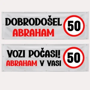 Transparent za abrahama - Dobrodošel abraham1
