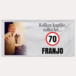 Transparent za rojstni dan - Kolkor kapljic tolko let-1