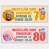Transparent za rojstni dan - Potrobi za dobre želje