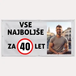 Transparent za rojstni dan s sliko - VSE NAJBOLJŠE¸1