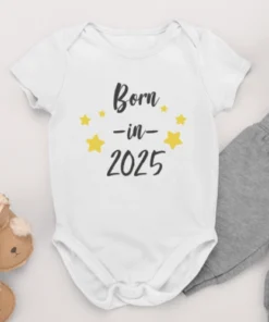 Otroški bodi za oznanitev nosečnosti - Born in 2025