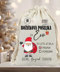 Božična vrečka za božično darilo