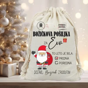 Božična vrečka za božično darilo