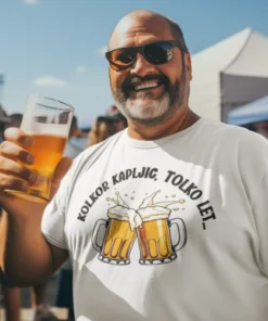 Majica za rojstni dan - Kolkor kapljic, tolko let