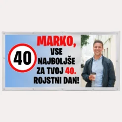 Alternative view of Plakat - transparent - rojstni dan - VSE NAJBOLJŠE