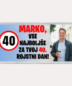 Alternative view of Plakat - transparent - rojstni dan - VSE NAJBOLJŠE