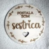 Lesena oznanitvena kartica - Postala bom sestrica