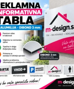REKLAMNA INFORMATIVNA IZ ALUMILIJA - DIBOND