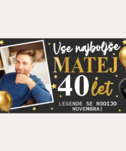 Transparent vse najboljše za rojstni dan legende