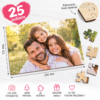 Personalizirana lesena sestavljanka s fotografijo, 25 koščkov, velikost 175 × 250 mm