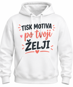 Pulover s tiskom po želji